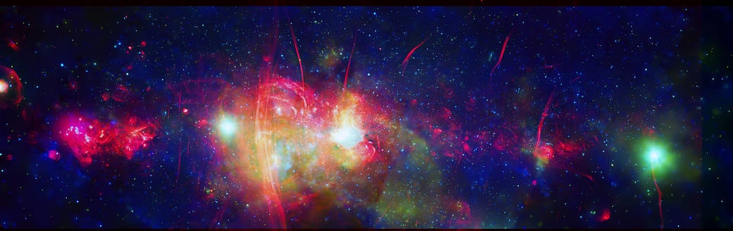 centre voie lactee image composite