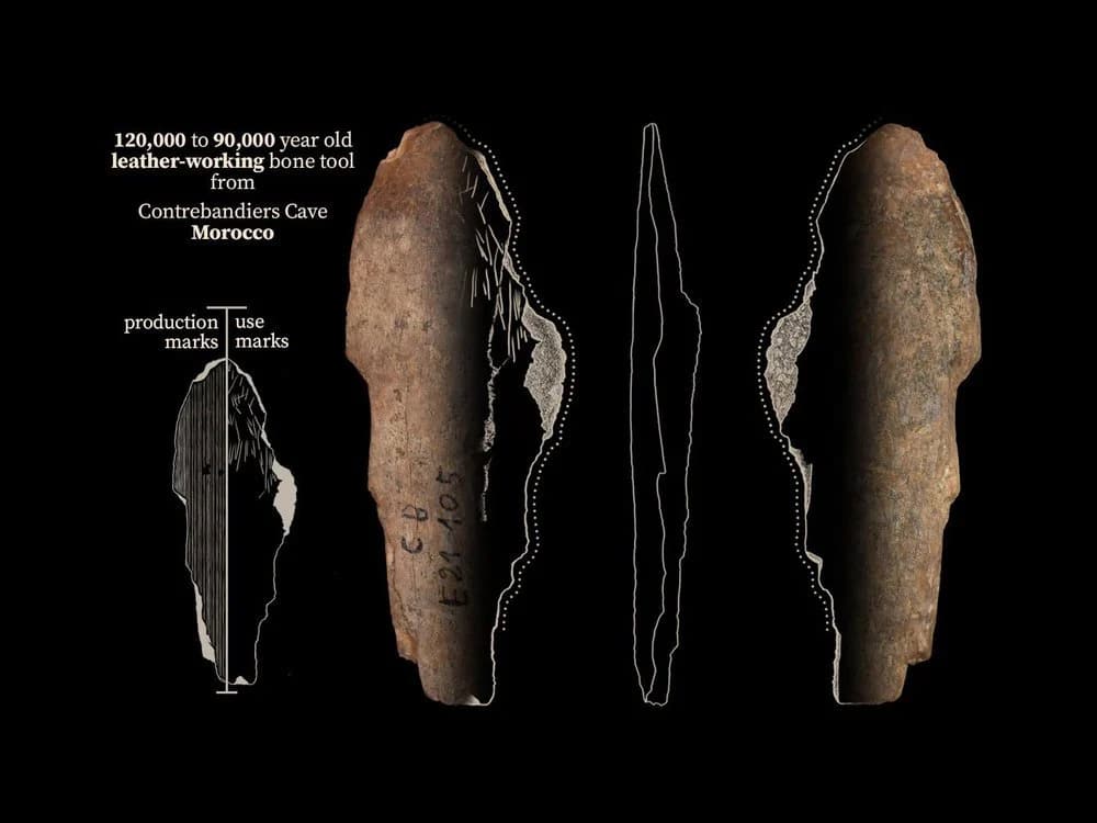 outil os tissu grotte contrebandiers
