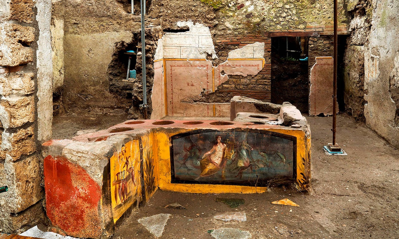 thermopolium bien conserve pompei