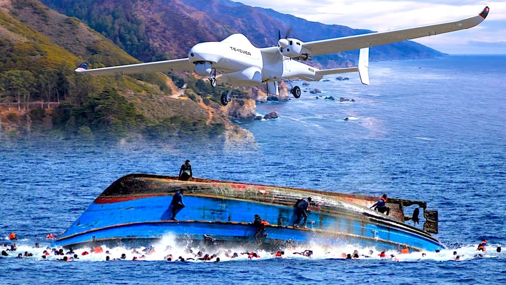 Des drones pourraient bientôt larguer des radeaux de sauvetage aux migrants en mer Méditerranée