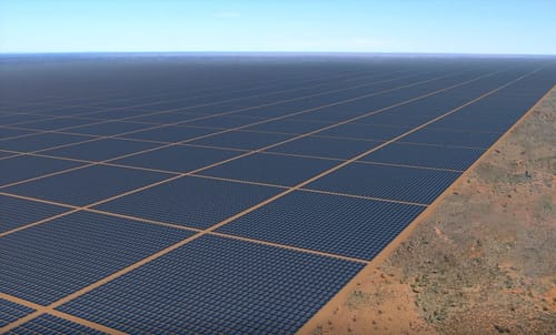 La plus grande ferme solaire au monde sera construite en Australie